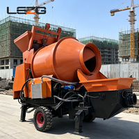 Pompe à béton diesel, pompe à béton sur roues pour le coulage de structures secondaires