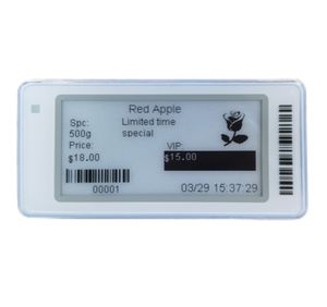 スリム電子棚ラベル<span class=keywords><strong>2</strong></span>.66インチ<span class=keywords><strong>2</strong></span>色表示デジタル棚ラベルEslシステム - Product Image 1