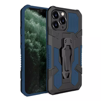 Coque de téléphone portable antichoc pour iphone 16 Plus 15 Prox Max 14 Pro 13 12 housse de support avec clip de ceinture