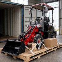 H160 Kleiner Radlader 20,5kW Automatik 4WD Kompaktlader mit 0,3m³ Schaufel