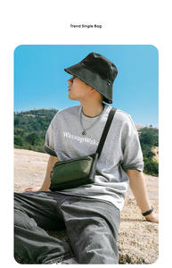 Sac bandoulière de nouvelle conception pour hommes et femmes, grande capacité, sac à bandoulière tendance, sport, voyage, sac pour téléphone portable - Product Image 6