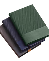 Livre d'affaires personnalisable à couverture rigide et reliure spirale A4/A5, impression de logo personnalisée, papier offset, pelliculage – Cadeau idéal pour les réunions