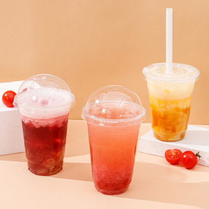 Gobelets en <span class=keywords><strong>plastique</strong></span> jetables OEM/ODM bon marché pour boissons froides, en PET/PLA, 8oz, 9oz, 16oz, 24oz, 32oz, avec impression de logo - Product Image 2