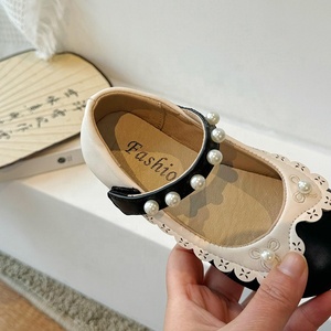 Chaussures de princesse pour filles, style britannique, semelle souple, chaussures plates pour petites filles, printemps été - Product Image 3