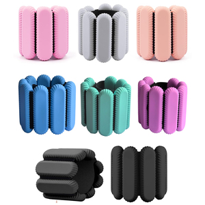 1LB Pulseras de silicona Muñeca ajustable Tobillo Pesas Pulsera <span class=keywords><strong>para</strong></span> caminar Yoga Danza Gimnasio Ejercicio Pilates Caminar Correr - Product Image 6