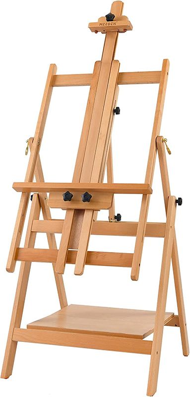 MEEDEN Cavalletto Da Studio Professionale - Legno Di Faggio, Regolabile Fino A 360cm - Foto 8