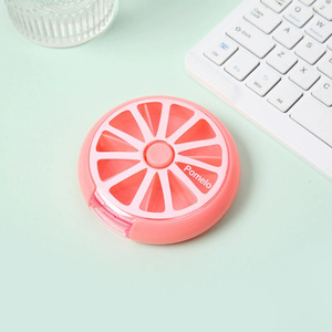 Wholesale Medibox Promotional Medical Plastic Pill <b>Box</b> Organizer Round <b>Waterproof</b> Rotation Feature for Efficient <b>Storage</b> - Product Image 5