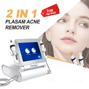 2 in 1 flash plasma ozone pen double handles facial acne treatment equitment plasma pen beauty machine price