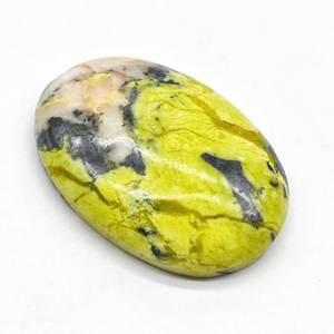 Serpentine avec cabochon de coupe ovale de diverses tailles de quartz pour la fabrication de bijoux - Product Image 5