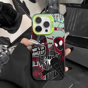 Nuova Moda <span class=keywords><strong>Cover</strong></span> per <span class=keywords><strong>iPhone</strong></span> con Etichetta <span class=keywords><strong>Rossa</strong></span> Spider-Man, Tecnologia IMD, Colore Argento, per <span class=keywords><strong>iPhone</strong></span> <span class=keywords><strong>11</strong></span> 12 13 14 15 16 Promax, Accessori per Telefono - Product Image 4