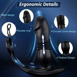 3 in 1 maschio vibrante prostatico massaggiatore Wireless telecomando APP masturbatore G-Spot Sex Toys Plug anale vibratore per uomo - Product Image 5