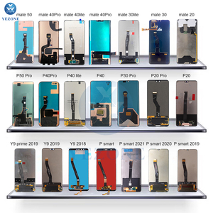 Pantallas de celulares สำหรับ Huawei P 2021สมาร์ท2022 2023หน้าจอสำรอง P30 Lite Y6 2019 Y7 LCD Tela ประกอบของแท้