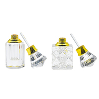 Flacon de parfum à l'huile d'oud arabe de luxe de 3 ml avec compte-gouttes, bâtonnet en verre et boîte