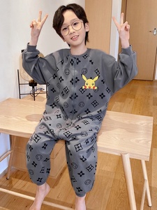 Sac de couchage pour enfants, <span class=keywords><strong>pyjama</strong></span> une pièce pour garçons, 100% coton pur, vêtements de maison mignons à motifs de dessins animés, disponible en gros - Product Image 6