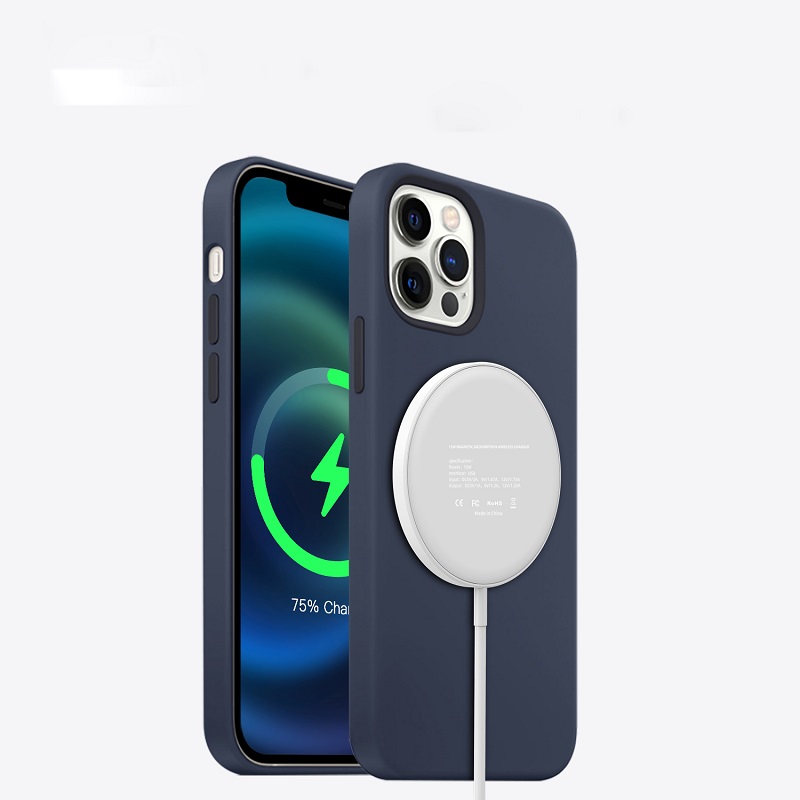 Миниатюрное магнитное Беспроводное зарядное устройство на заказ для iPhone 12 Pro Max 12 Pro Qi, быстрое зарядное устройство