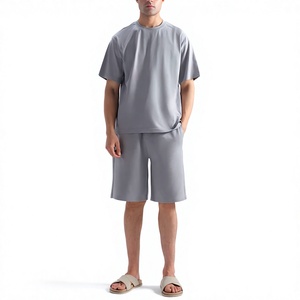 Camiseta de Moda para Hombre, Corte Regular, Color Sólido, 220 g/m², Algodón Transpirable de Secado Rápido, Manga Corta, para Actividades al Aire Libre, Primavera-Verano - Product Image 1