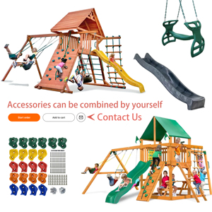 Patio Marco de escalada de madera Juego de juegos al <span class=keywords><strong>aire</strong></span> <span class=keywords><strong>libre</strong></span> JUNGLE GYM - Product Image 3
