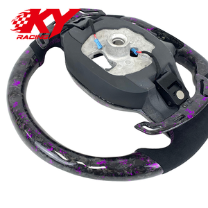 Volante LED de fibra de carbono forjado para BMW LCI Upgrade M240i M340i M440i X3 X4 X5 M G05 G20 G29 G30 G87 G80 G82 - Product Image 3