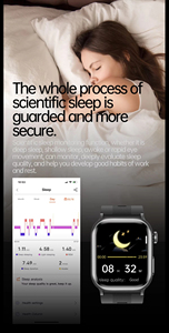 Reloj Inteligente TK66 con Bomba de Aire, Prueba de Presión Arterial, ECG, Pantalla Táctil AMOLED de 2.06 Pulgadas, con SOS, NFC y Atención Remota - Product Image 5