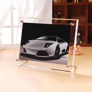 Cadre photo magnétique en acrylique pour film 3 pouces Cadre photo double face pour réfrigérateur <span class=keywords><strong>Fujifilm</strong></span> Instax <span class=keywords><strong>Mini</strong></span> <span class=keywords><strong>11</strong></span> 12 EVO <span class=keywords><strong>Polaroid</strong></span> - Product Image 5