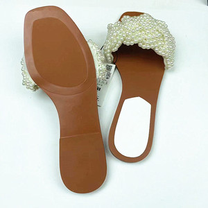 ZA** Sandali da <span class=keywords><strong>Donna</strong></span> Estivi di Alta Qualità con Perle, Misura Grande, Suola Piatta in Gomma Antiscivolo, Punta Aperta, per Spiaggia - Product Image 3