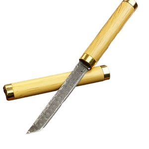 Cuchillo Táctico Personalizable Divine Needle con Hoja de Acero Inoxidable de Grado Exterior, Alta Calidad, Funda de Madera, Plástico, OEM, DIY - Product Image 1