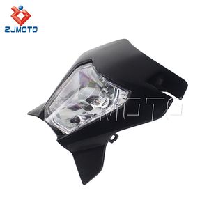 Phare en plastique pour motos et mobylettes, avec carénage, Orange, noir, blanc, pour <span class=keywords><strong>690</strong></span> <span class=keywords><strong>Enduro</strong></span> R <span class=keywords><strong>690</strong></span> mk R Supermoto, 35W - Product Image 3