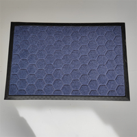 Bienvenue fleur coupée intérieur/extérieur paillasson étanche Puzzle motif tapis d'entrée tapis lavable en caoutchouc paillasson