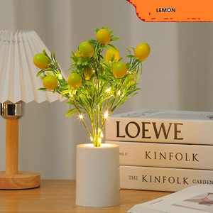 Luz Decorativa LED con Forma de Manzana, Naranja, Fresa, Melocotón y <span class=keywords><strong>Granada</strong></span>, para Decoración de Mesa en Fiestas, Cenas y Restaurantes - Product Image 4