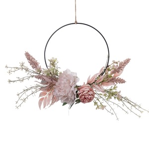 CallaFloral Bouquet de pivoines artificielles en demi-cercle pour décoration murale, décoration florale pour la maison et les mariages CF01121 - Product Image 5