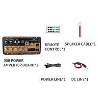 Dijital Stereo Amplifikatör Kartı Subwoofer Çift Mikrofonlu Karaoke Hoparlör Müzik Çalar AC 12V 24V 220V 8-12 İnç için