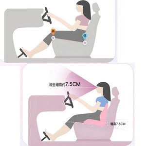 Relieve Back Pain <b>Memory</b> <b>Foam</b> Car Seat Cushions Back Support Pillows Seat Cushion and Lumbar Support Pillow for Office Chair - Product Image 6