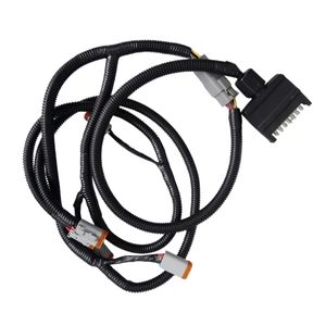 OEM 공장 7핀 RV 원형 플랫 트레일러 라이트 플러그 커넥터 케이블 배선 하네스 제조업체 - Product Image 3