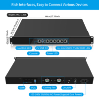 Serveur de sécurité CWWK 19 Firewall Rack PC N6005 6 x i226V 2.5GbE LAN USB3.0 HD VGA OPNsense Homelab DDR4 Rackmount