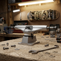 JIESEN Offre Spéciale alliage d'aluminium pas cher skateboard trucks hanger 5.25 7 pouces personnalisé Skateboard Truck