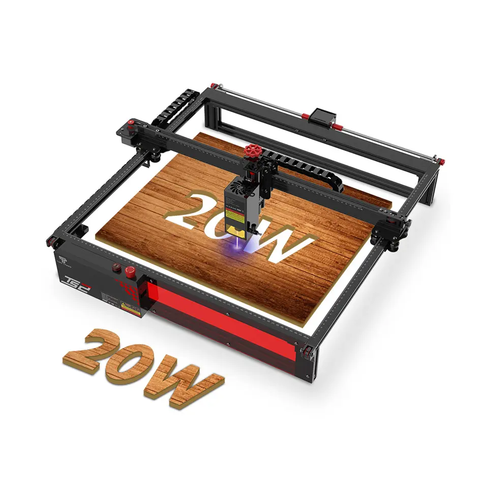 TWOTREES Best Rated Máquina De Corte A Laser 20w Máquina De Gravação A Laser Portátil Escultura Para Máquinas A Laser CNC De Aço Inoxidável