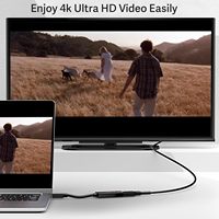 4K Mini DisplayPort vers pour adaptateur HDMI Boxed Mini DP Display Port Converter pour PC et affichage pour projecteur et ordinateur