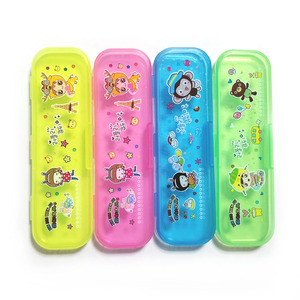 Estuche Transparente para Lápices de Colores, Personalizado, de Plástico Transparente, Diseñado Exclusivamente para Niñas, en Oferta - Product Image 5