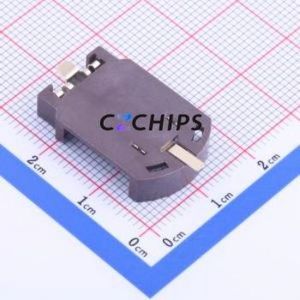 BS-08-B2AA005 Button & Strip Battery Connector SMD Connector Battery Holder CR2032 Phosphor Bronze - Product Image 2