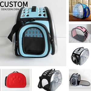 Customizable Foldable Pet Travel Bag Soft Sided Cat Carrier Portable Pet Outdoor Bag - Product Image 1