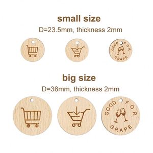 Llavero de madera personalizado con diseño de carrito de caravana, para regalos y souvenirs de tiendas de café, salones de uñas, tallado DIY, con ficha de moneda - Product Image 4