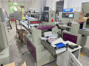 Imballaggio orizzontale completamente automatico barretta di cioccolato Candy Wrapping Soap Flow Spoon cotone sanitario che fa la macchina imballatrice del cuscino - Product Image 5