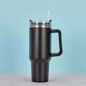 40Oz First Generation Stainless Steel Leak-Proof Car Thermos Mug <b>Double</b> <b>Wall</b> Vacuum Insulation 6-12 Hours Thermal Performance - Product Image 5