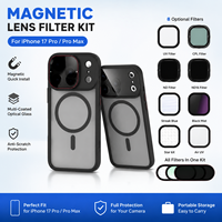 Kit de filtres magnétiques pour objectif d'appareil photo pour iPhone 17 Pro Max UV CPL VND Black Mist – Accessoires de photographie mobile