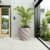 Jardinières taille personnalisée Home Collection Pots de fleurs faits à la main en fibre d'argile