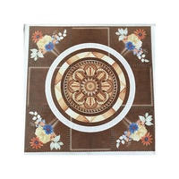 Panneaux de faux plafond en PVC pour salle de bain, imperméables, insonorisés, ignifuges, de qualité supérieure, à prix bas, avec design estampé à chaud