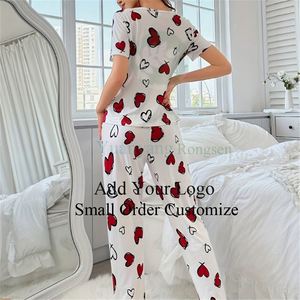 Pijamas de Dormir con Estampado Artesanal a Mano y Teñido Natural - Product Image 2