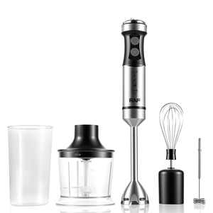 RAF 搅拌机套装 Licuadora De Mano 1000W 功率，带 5 合 1 配件，耐用的 4 刀片系统，可实现多功能混合和搅拌 - Product Image 2