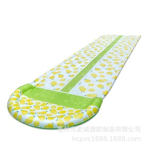 Toboggan aquatique gonflable pour enfants, tapis de jeu d'été en PVC pour pelouse extérieure avec imprimé citron, capacité 100-500 kg - Product Image 5