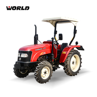 Petit tracteur miniature à 4 roues motrices de 55 CV à moteur diesel avec liste de prix des pièces détachées - Haute productivité
